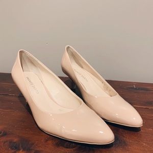 Franco Sarto | Shoes | Franco Sarto Nude 2 Inch Pointed Toe Heels